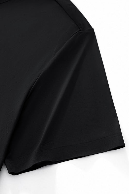 BSP628-Embossed Placket Performance Polo – El Baron-BLACK – view 3