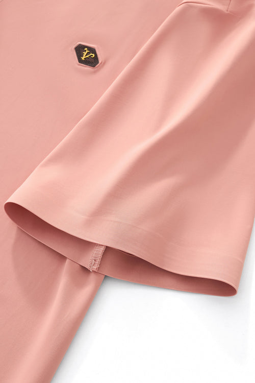 BSP628-Embossed Placket Performance Polo – El Baron-BRICK – view 3