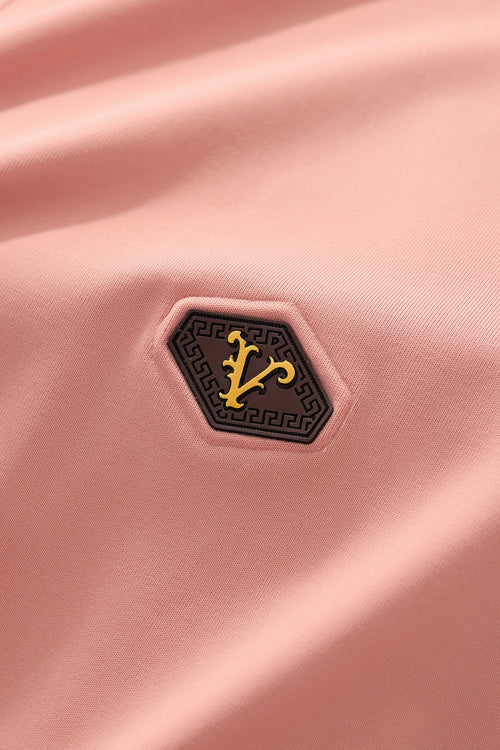 BSP628-Embossed Placket Performance Polo – El Baron-BRICK – view 5
