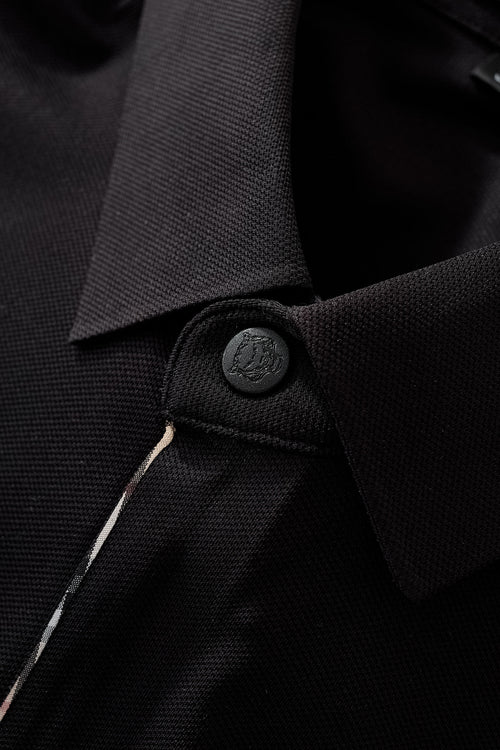 BSP632-Stealth Zip Performance Polo – El Baron-BLACK – view 5