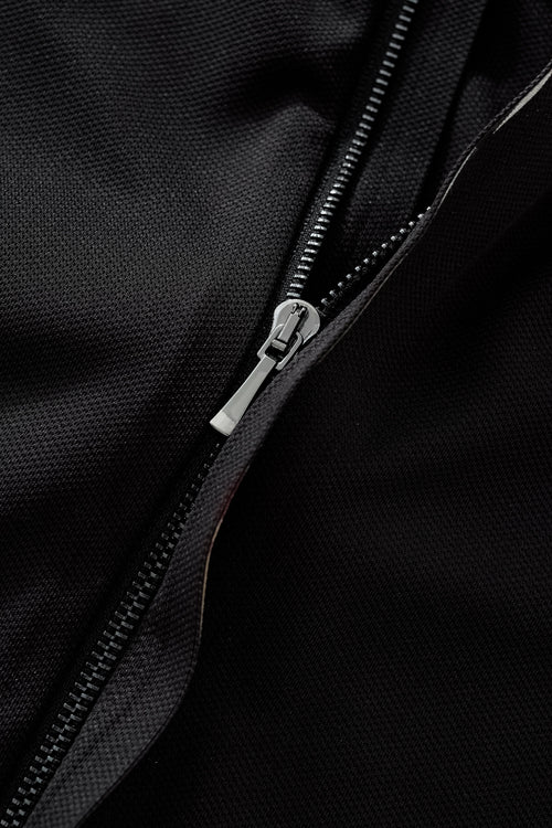 BSP632-Stealth Zip Performance Polo – El Baron-BLACK – view 7