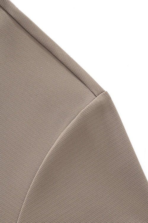 BSP632-Stealth Zip Performance Polo – El Baron-BROWN – view 3
