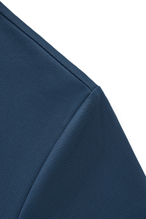 BSP632-Stealth Zip Performance Polo – El Baron-NAVY – view 3