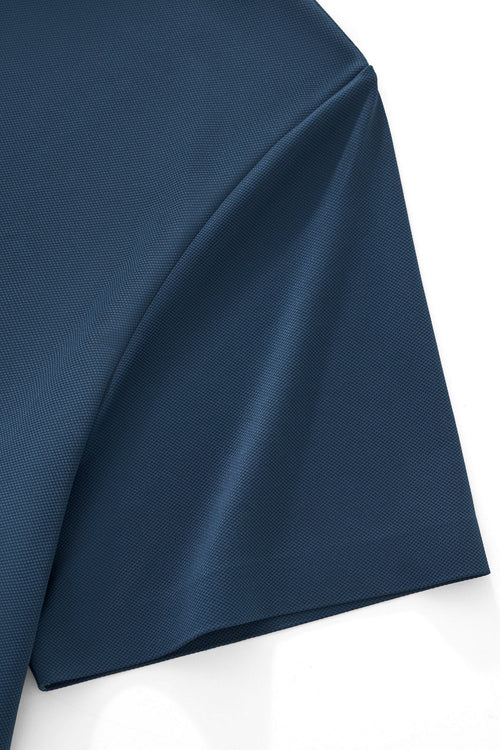 BSP632-Stealth Zip Performance Polo – El Baron-NAVY – view 4