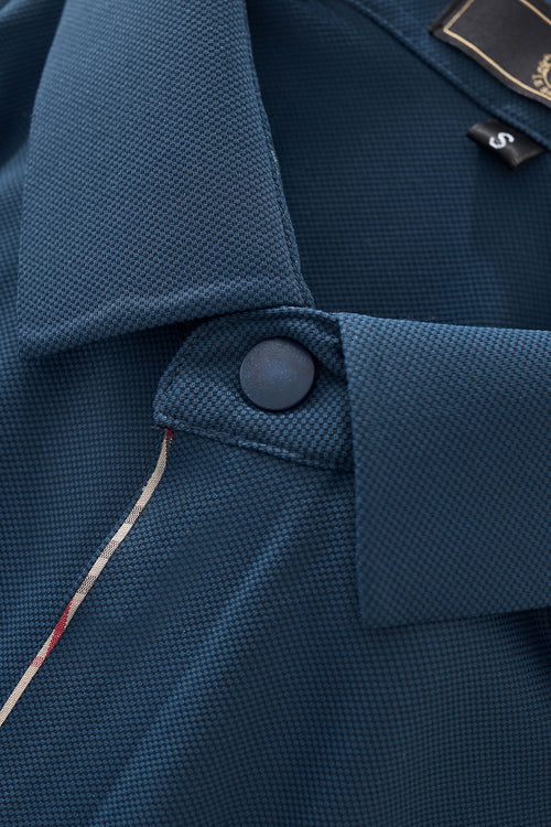 BSP632-Stealth Zip Performance Polo – El Baron-NAVY – view 5