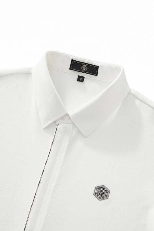 BSP632-Stealth Zip Performance Polo – El Baron-WHITE – view 2