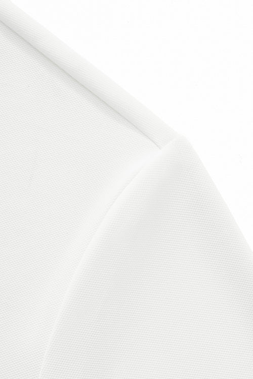 BSP632-Stealth Zip Performance Polo – El Baron-WHITE – view 3