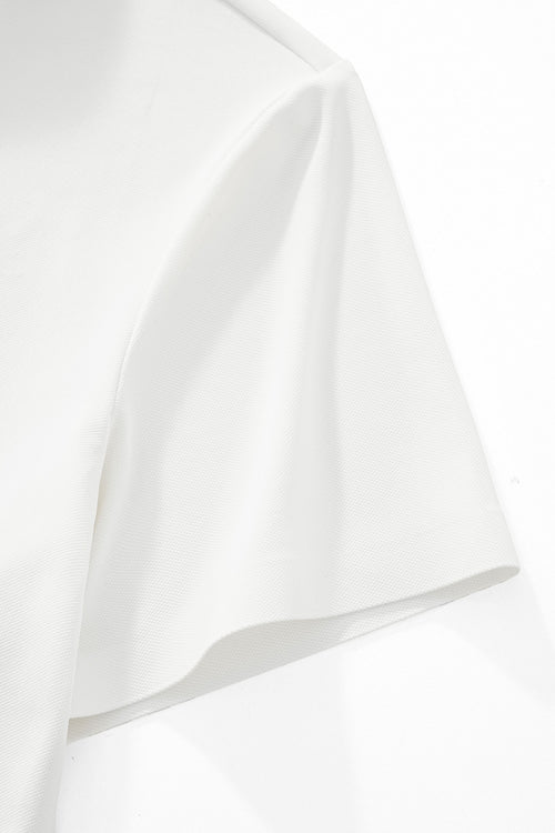 BSP632-Stealth Zip Performance Polo – El Baron-WHITE – view 4