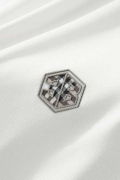 BSP632-Stealth Zip Performance Polo – El Baron-WHITE – view 6