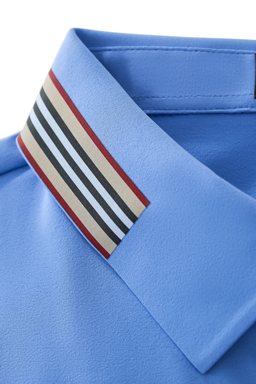 BSP633-Stripe Collar Performance Polo – El Baron-BLUE – view 6