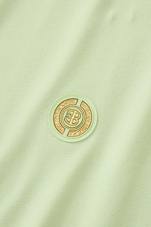 BSP633-Stripe Collar Performance Polo – El Baron-GREEN – view 5