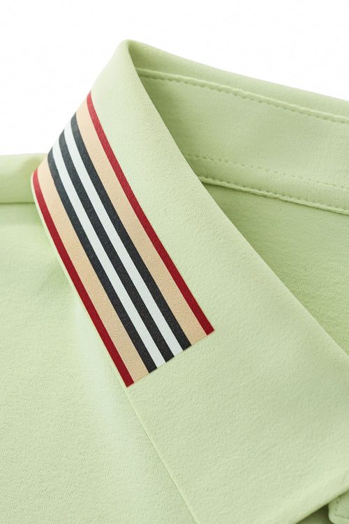 BSP633-Stripe Collar Performance Polo – El Baron-GREEN – view 6