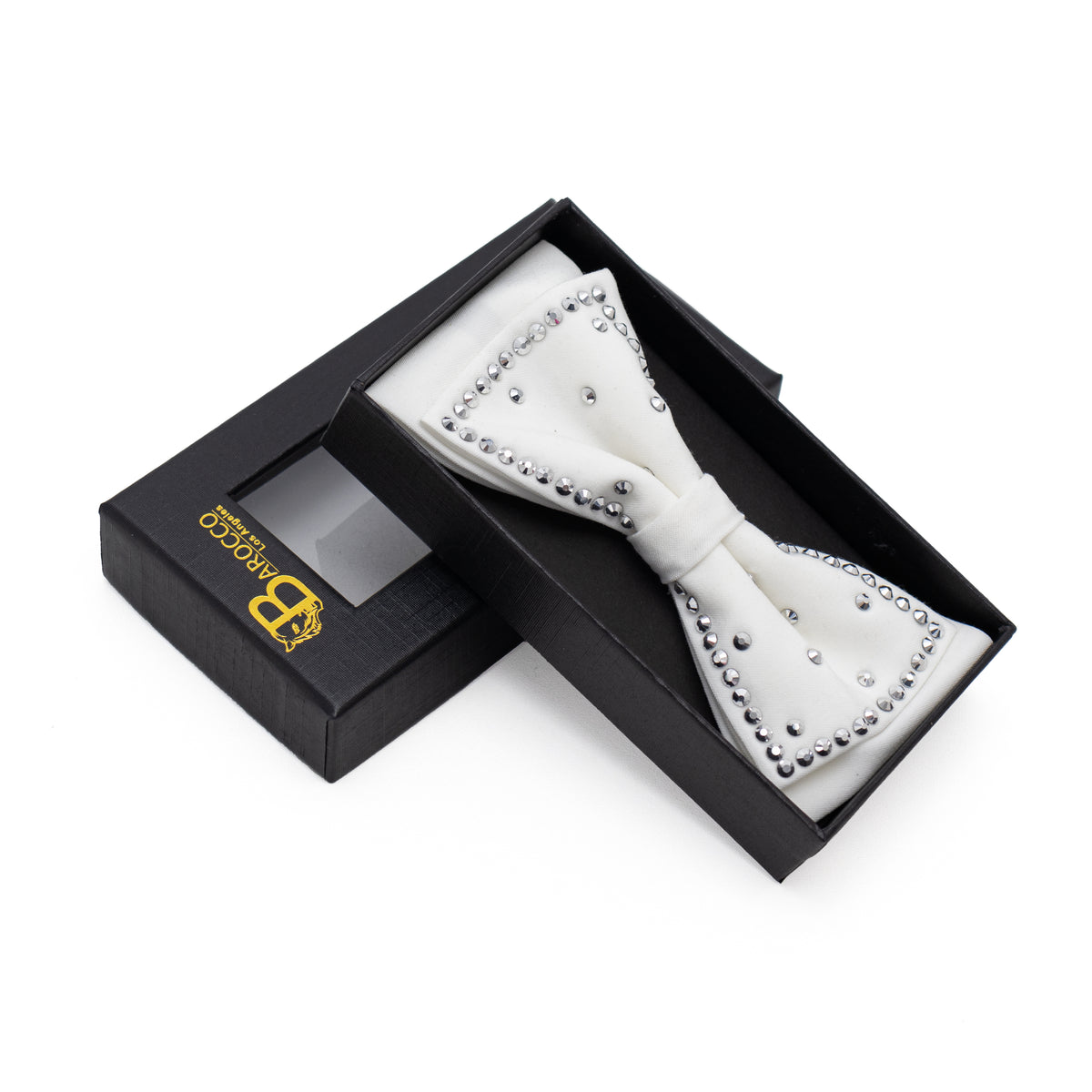 BW415 - Classy Knots-WHITE/SILVER