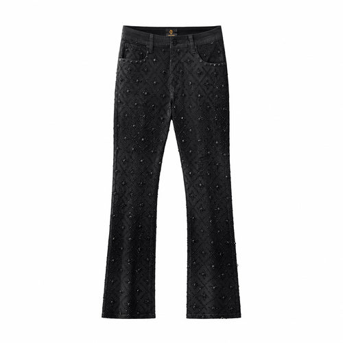 Pantalón vaquero Radiant Embl – Century Penthouse - NEGRO