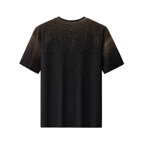 CPS215-Cascade Stone SS Shirt-BLACK/GOLD – view 1