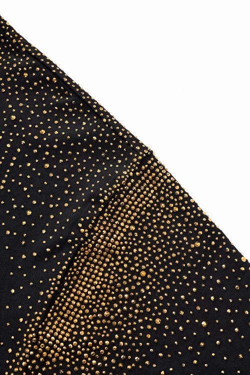 CPS215-Cascade Stone SS Shirt-BLACK/GOLD – view 4