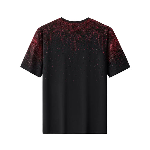 CPS215-Cascade Stone SS Shirt-BLACK/RED – view 1
