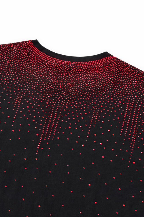 CPS215-Cascade Stone SS Shirt-BLACK/RED – view 5