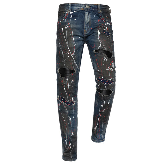 Street Edge DENIM/RED