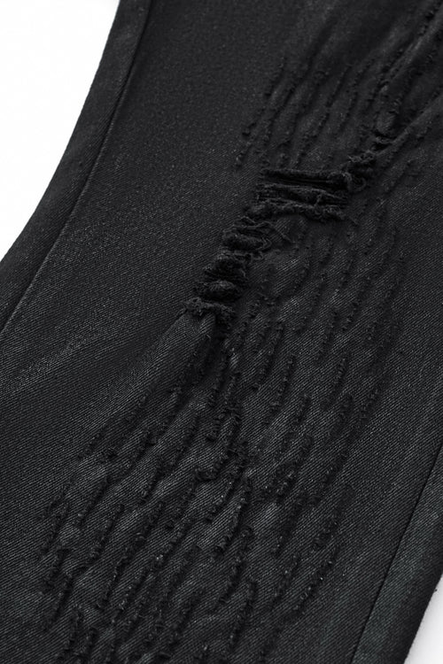 Pantalón vaquero con estampado de medallón Regalia - NEGRO – view 4