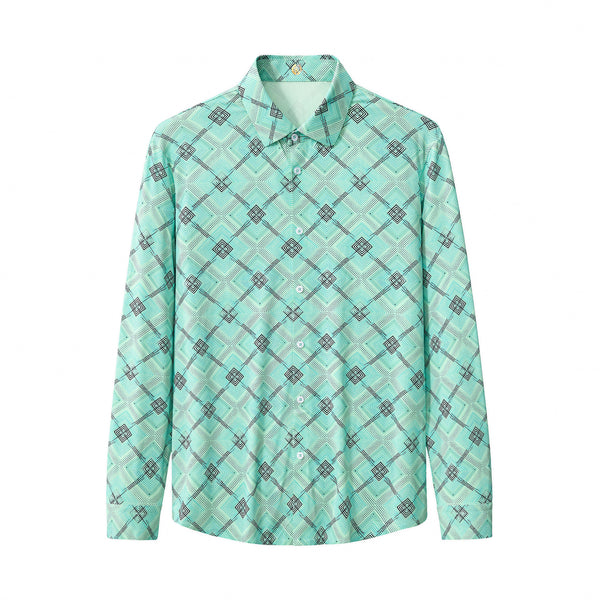 ELS103-Geometric Seamless Shirt – El Baron-PISCH
