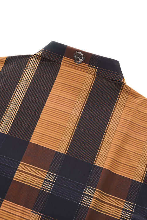 ELS108-Seamless Plaid Stripe Shirt – El Baron-CARAM – view 3