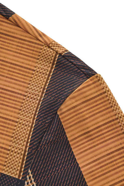 ELS108-Seamless Plaid Stripe Shirt – El Baron-CARAM – view 5