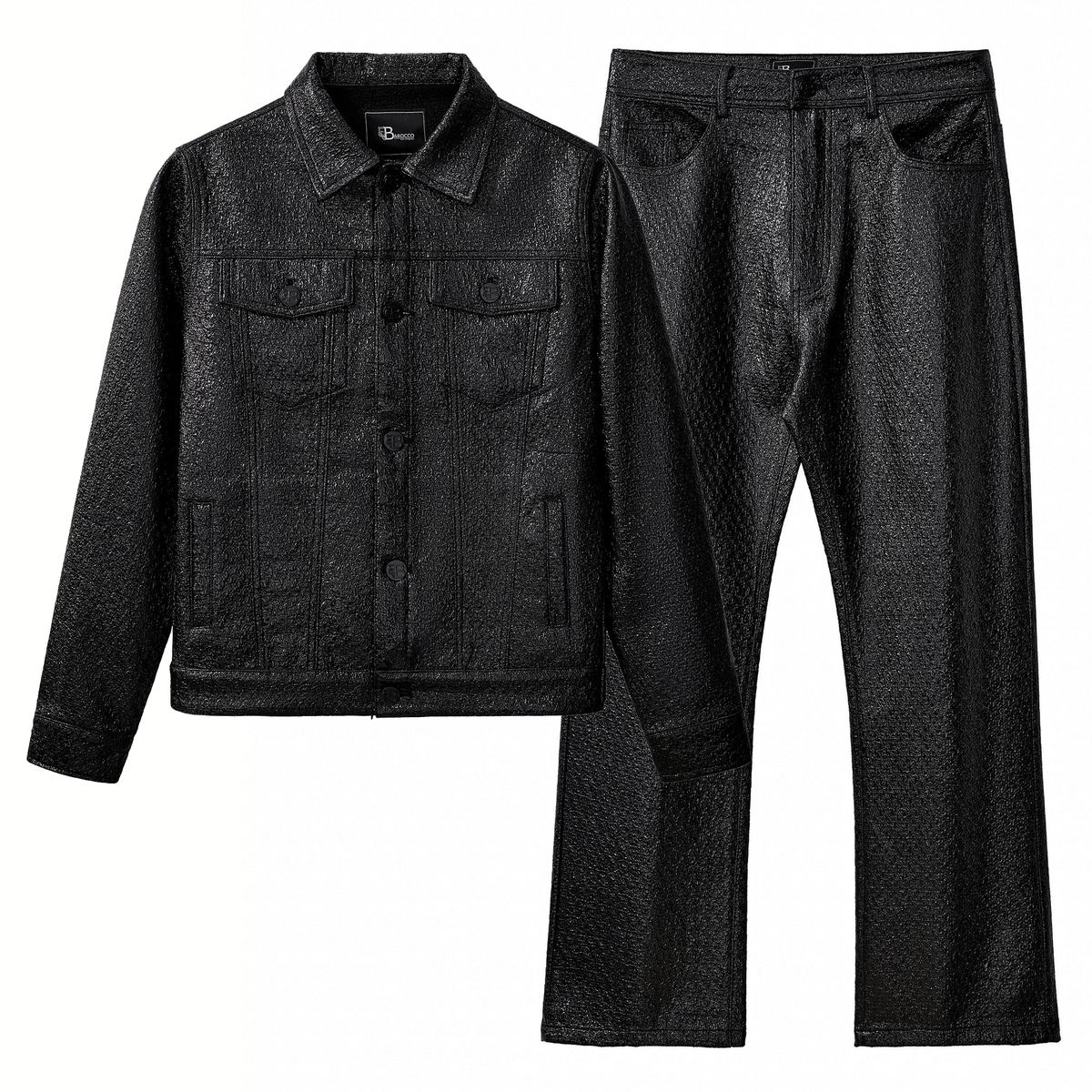 JJ-DJ606-Noir Statement Set-BLACK – BAROCCO wholesale sets