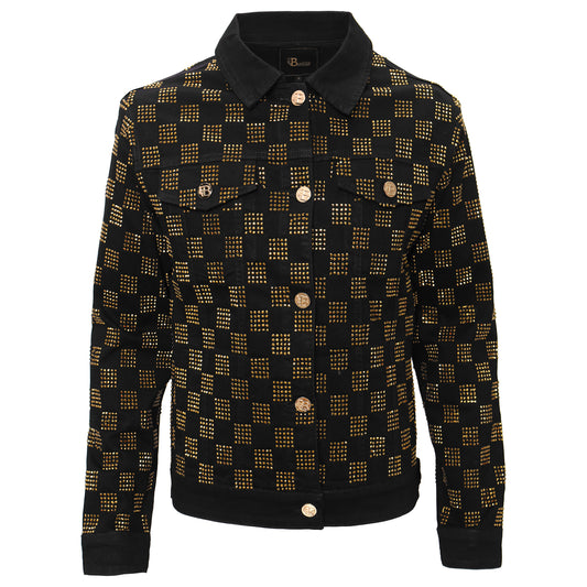 Dazzle Check BLACK/GOLD