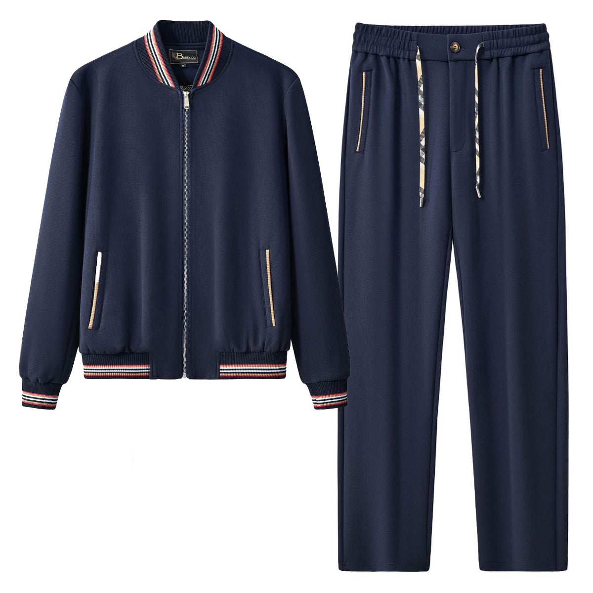Chándal Stratus Trim - AZUL OSCURO – BAROCCO wholesale menswear
