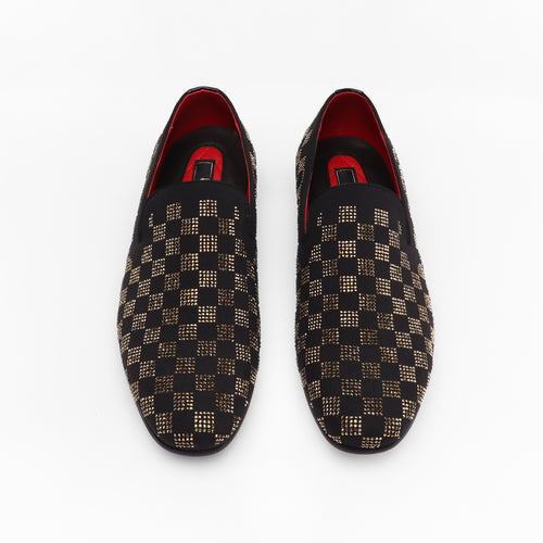 Corbatas Glam - NEGRO/DORADO