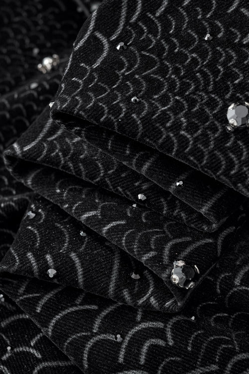 PJJ420 - Midnight Serpent Rhinestone Jacket-BLACK – view 5