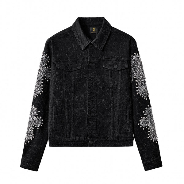 PJJ425 - Sanctum Cross Denim Jkt – Century Penthouse-BLACK/SILVER