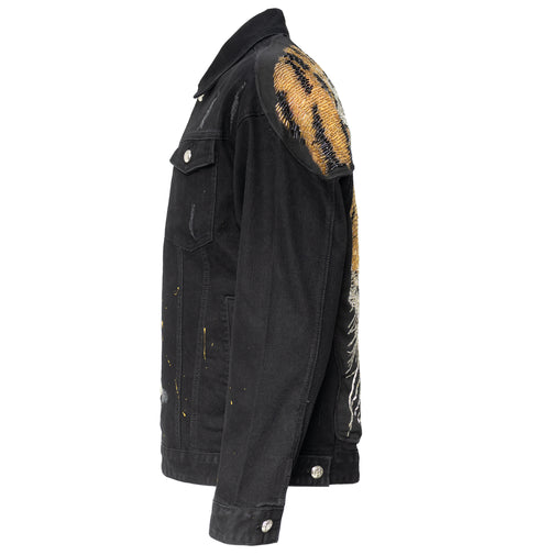 Tiger Threads - Century Penthouse - NEGRO/DORADO