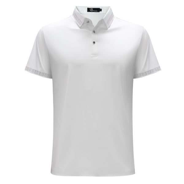 Polo Tranquil Thread - BLANCO/PLATA
