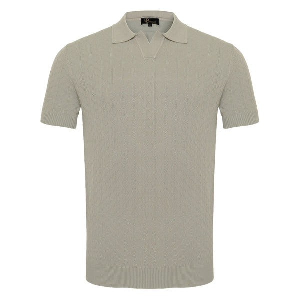 Polo de punto Elevare - BLANCO