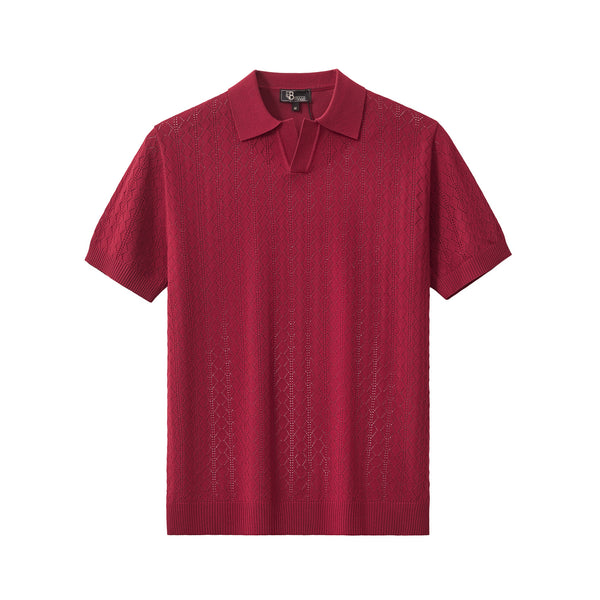 Polo de punto Elevare-ROJO