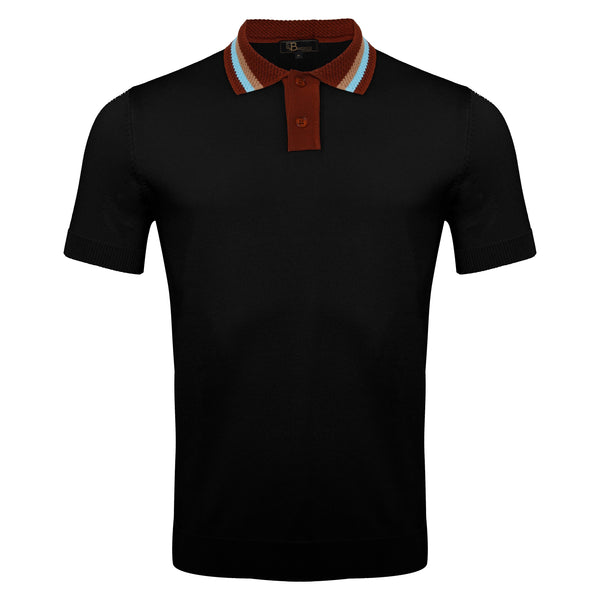 Polo de punto Regent Luxe - NEGRO