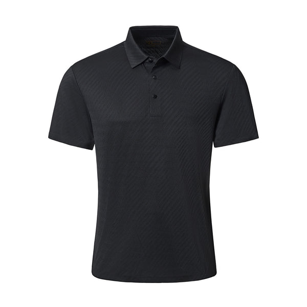 PS704 - Phantom Seamless Polo-BLACK