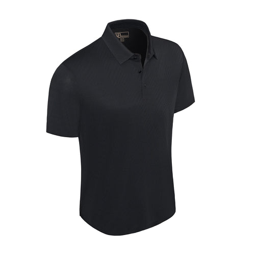 PS704 - Phantom Seamless Polo-BLACK – view 1