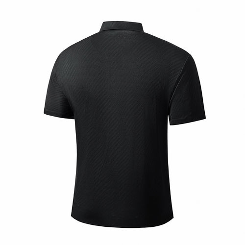 PS704 - Phantom Seamless Polo-BLACK – view 2