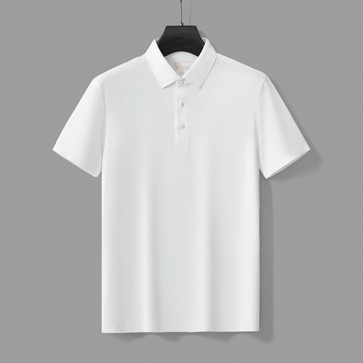 PS704 - Phantom Seamless Polo-WHITE – BAROCCO wholesale polo shirts