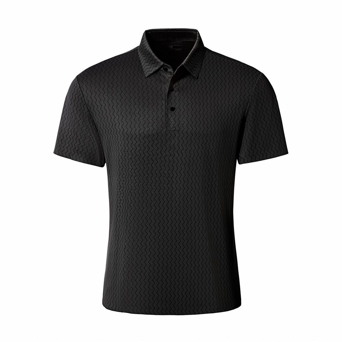 PS706 - Waveform Tech Polo-BLACK – BAROCCO wholesale polo shirts