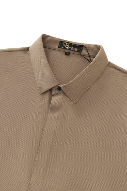 PS801-Stealth Zip Performance Shirt-BRICK – view 2