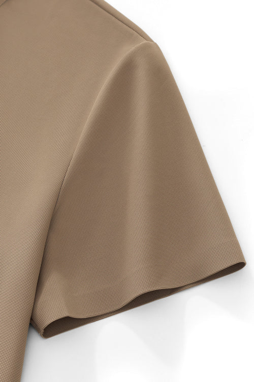 PS801-Stealth Zip Performance Shirt-BRICK – view 3