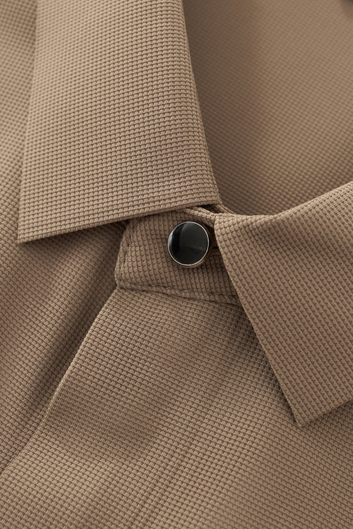PS801-Stealth Zip Performance Shirt-BRICK – view 4