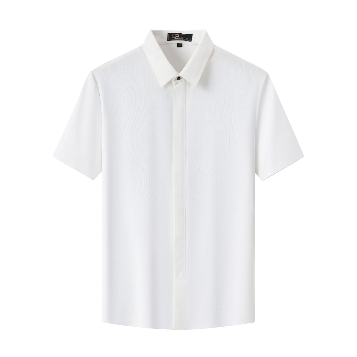 PS801-Stealth Zip Performance Shirt-WHITE – BAROCCO wholesale polo shirts