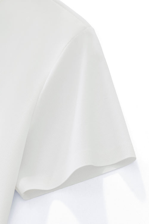 PS801-Stealth Zip Performance Shirt-WHITE – view 3