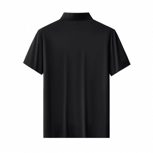 PS810-Embossed Crest Performance Polo-BLACK – view 1