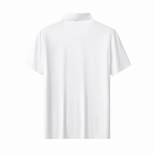 PS810-Embossed Crest Performance Polo-WHITE – view 1